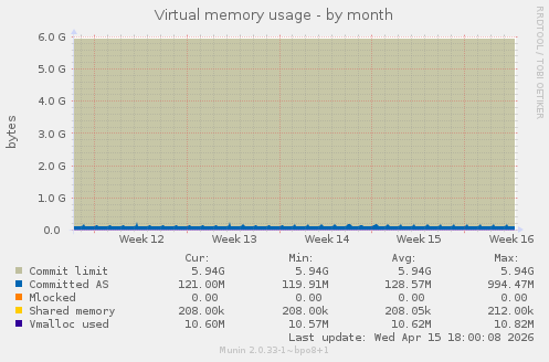 Virtual memory usage
