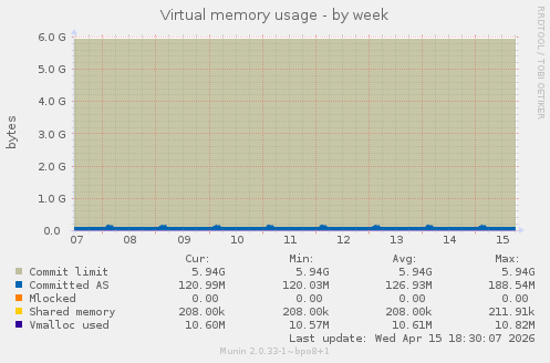 Virtual memory usage