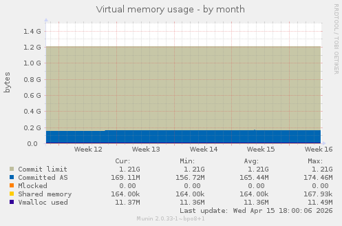 Virtual memory usage