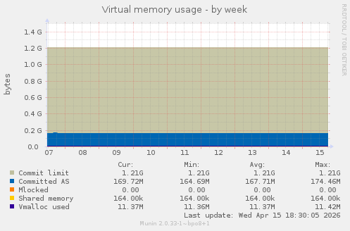 Virtual memory usage