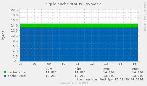 Squid cache status