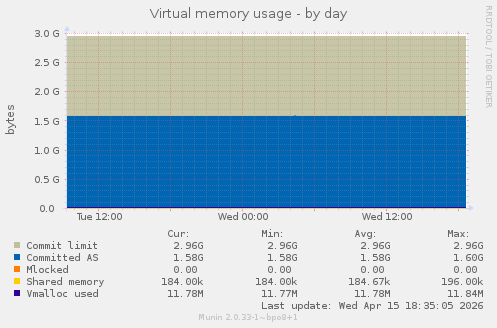 Virtual memory usage
