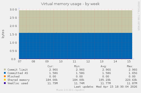 Virtual memory usage